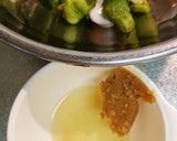 イカと万願寺甘とうの辛子酢味噌和え作り方2写真