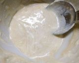 ふわふわおから蒸しパン　チーズクリーム作り方3写真