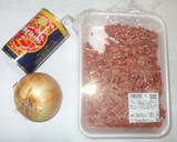 ミートソース♪簡単トマト缶作り方作り方1写真