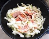 簡単ヘルシー☆塩麹漬け鶏肉の蒸し炒め作り方5写真