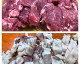 豚肉とサツマイモのオイマヨ炒め作り方2写真
