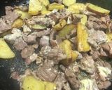 豚肉とサツマイモのオイマヨ炒め作り方7写真