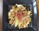 揚げホルモン入りピリ辛野菜炒め作り方6写真