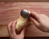 皮ごと！ながいもガーリックぽんステーキ作り方1写真
