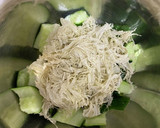 叩き胡瓜としば漬けのとろろ昆布和え作り方1写真