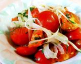 簡単副菜♪ミニトマトと玉ねぎのマリネ♡作り方3写真
