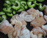 胸肉・ゴーヤの甜麺醤炒め♪作り方3写真