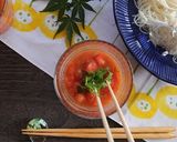 たっぷりトマトのピリ辛そうめんつゆ作り方3写真