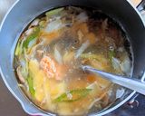 カニカマの味噌汁作り方7写真