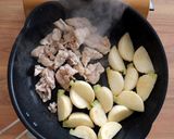 こかぶと豚肉のオイスター炒め作り方4写真