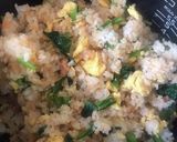 栄養満点小松菜ご飯　混ぜ込み、おにぎり作り方5写真
