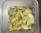 コンビーフのカレー味ポテトサラダ作り方1写真
