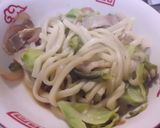 レンジでワンボールのソースぶっかけうどん作り方6写真
