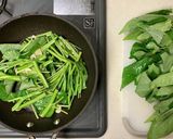 5分かからず！本格中華の空芯菜作り方3写真