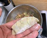 成田名物もつにんにく漬で作る餃子作り方10写真