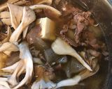 肉豆腐☆牛肉と長ねぎと舞茸の旨味が凝縮☆作り方3写真