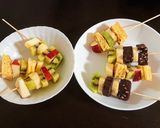 【串deピンチョス】フルーツ&パンケーキ作り方2写真