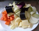 野菜たっぷりのカレースープ作り方1写真
