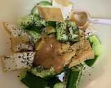 叩き胡瓜と厚揚げの旨味梅肉和え作り方2写真