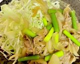 豚バラ肉とニンニクの芽のスタミナ生姜焼き作り方4写真