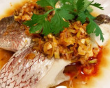 鯛の蒸しもの 〜中華風〜作り方4写真