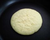 さつまいもとクリームチーズのパンケーキ作り方8写真