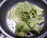 簡単！小松菜の醤油バター炒め作り方3写真