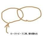 ウニ醤油で＊なんちゃってウニ肉寿司作り方6写真