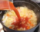 野菜ジュースでミネストローネ作り方3写真