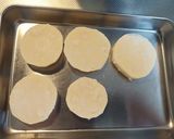 高菜あんのすり身れんこん乗せ作り方3写真