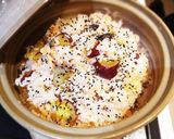 簡単!鮭とさつまいもの土鍋炊き込みご飯!作り方4写真