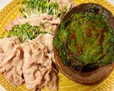 えごまの葉の醤油漬け＆豚しゃぶで作り方2写真