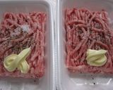 本格野菜ジュースで豚バーグ作り方1写真