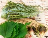 紫蘇の実や葉の天ぷら♪胡麻油で香ばしい作り方1写真