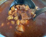 メキシコ〜Pozole (ポソレ)〜赤作り方13写真