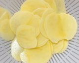 ダイエットおやつ　揚げないポテトチップス作り方1写真