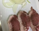 豚カツ用肉のマーマレード焼き作り方2写真