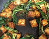 厚揚げと小松菜の胡麻味噌炒め作り方3写真