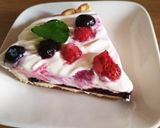 レアチーズタルトのホワイトチョコクリーム作り方18写真