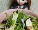 リカちゃん♡水菜と椎茸のサラダ｡:✤*゜作り方12写真