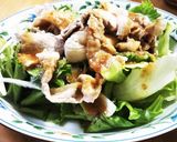 豚しゃぶ酢味噌サラダ作り方8写真