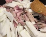 簡単　豚バラと大根のソース炒め作り方4写真