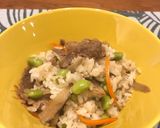 麺つゆで！牛肉とごぼうの混ぜご飯♫作り方8写真