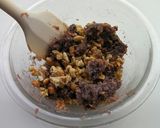 豆沙合桃月餅（クルミ入り小豆あん月餅）作り方1写真