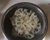 シャキシャキれんこんとかぼちゃのサラダ作り方4写真