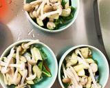 レンジ胸肉なす梅ワサビ照り焼青椒肉絲風作り方7写真