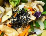レンジ胸肉なす梅ワサビ照り焼青椒肉絲風作り方19写真