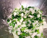 大根菜のモチモチ焼き作り方1写真