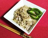もやしナムル(作りおき)で豚丼作り方4写真