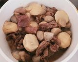 牛すじと里芋の煮物作り方5写真